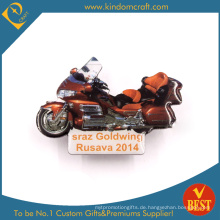 Goldwing Cool Motorrad Pin Abzeichen in Rot für Gegenwart